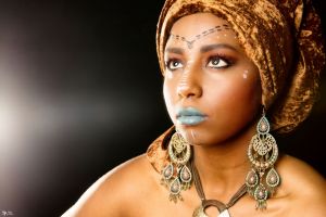 Auteur fotograaf Sheep Photography - Model Samentha  - African style Mua Patricia Dream Visagie