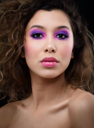 Auteur model Jezia El Bakali - Model for Makeupforeverbrussels