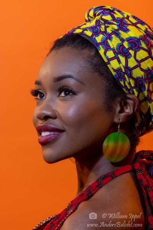 Auteur fotograaf Anders Belicht Beeld - Portfolio Shoot met Model: Chelsea African shoot